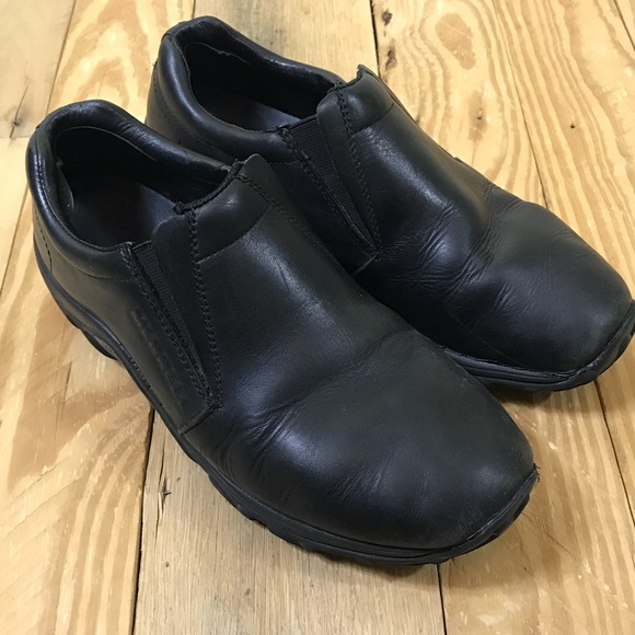 merrell jungle moc black leather